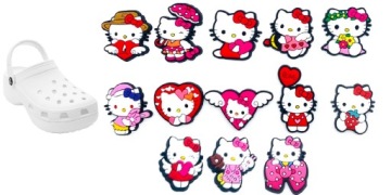 Брошки-заколки для обуви Hello Kitty Kuromi, 13 штук, № 10
