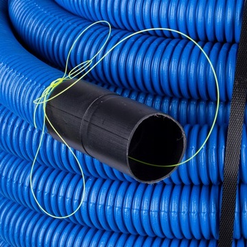 АРОТ ГОФРИРОВАННАЯ ТРУБА 75мм 50м ЗАЗЕМЛЕНИЕ С ДИСТАНЦИОННЫМ УПРАВЛЕНИЕМ СИНИЙ DVR RDG