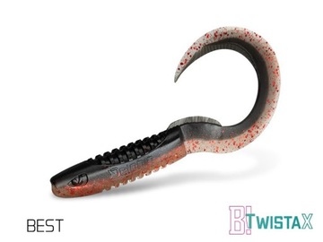 Sztuczna przynęta/guma Delphin TwistaX Eeltail UVs / 1szt 15cm/BEST
