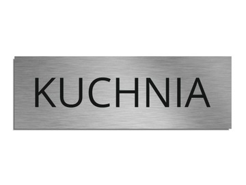 Tabliczka na drzwi Kuchnia pleksi plexi 6,5x20cm