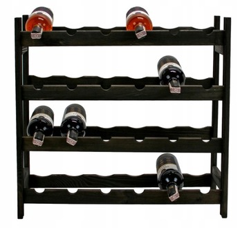 ДЕРЕВЯННАЯ ПОЛКА ДЛЯ ВИНА НА 24 БУТЫЛКИ