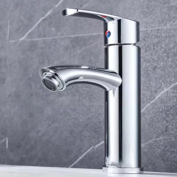 УМЫВАЛЬНИК ДЛЯ ВАННОЙ СТОЛЕШКИ FAP, КРАН ДЛЯ УМЫВАЛЬНИКА, ХРОМ, СТАЦИОНАРНЫЙ, СОВРЕМЕННЫЙ