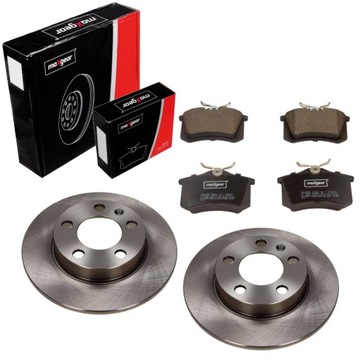 TARCZE+KLOCKI TYŁ SKODA OCTAVIA I RAPID NH3