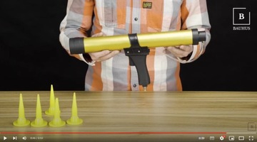 ПНЕВМАТИЧЕСКИЙ СКРЕПЕР Силиконовый пистолет 600мл + 6 насадок