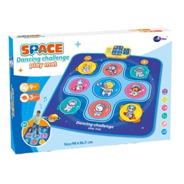 МУЗЫКАЛЬНЫЙ ТАНЦЕВАЛЬНЫЙ КОВРИК ИНТЕРАКТИВНАЯ ЗВУКОВАЯ СВЕТОВАЯ ИГРУШКА ДЛЯ ДЕТЕЙ