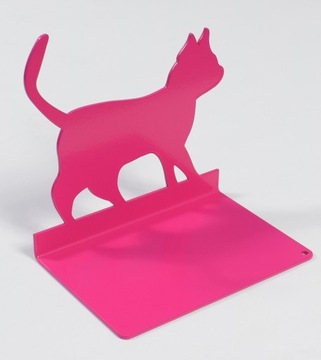 Подставка для книг Cat 2, сплошная, металл, черная