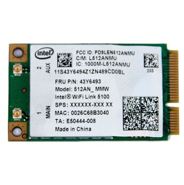 WiFi 5100 PCIe Lenovo X200 X200s X300 T400 X200T