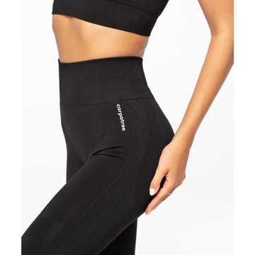 LEGGINSY NA SIŁOWNIE BEZSZWOWE FITNESS CARPATREE S