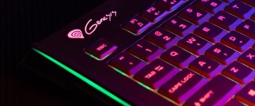 Genesis Lith 400 Hub USB низкопрофильная игровая клавиатура