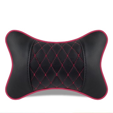 Автомобильная кожаная удобная подушка для шеи, подголовник