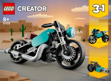 LEGO Klocki Creator 31135 Винтажный мотоцикл