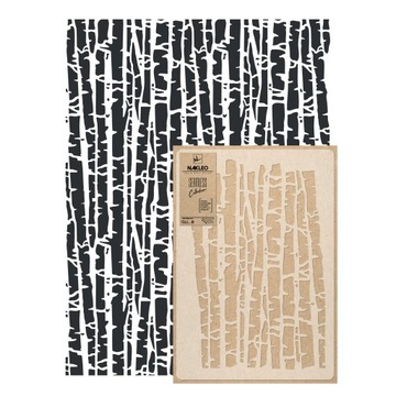 SZABLON MALARSKI powtarzalny SCANDI / brzoza BIRCH