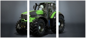 3x OBRAZ NA ŚCIANĘ TRAKTOR TRYPTYK 30x40