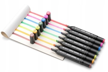 Маркеры спиртовые двусторонние 168шт (С024)