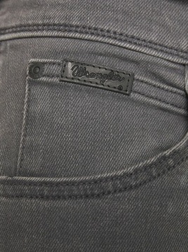 WRANGLER męskie spodnie Texas jeans zwężane Szary W36 L32