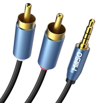 RCA do Jack Kabel Stereo Audio Aux 3.5mm Jack do 2 Chinch RCA Y Kabel (pozł