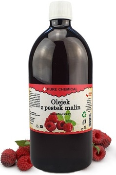 Натуральное масло из семян малины для загара 1000 мл