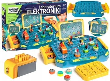 Clementoni Naukowa Zabawa Edukacyjna Laboratorium Elektroniki Sekrety 8lat+