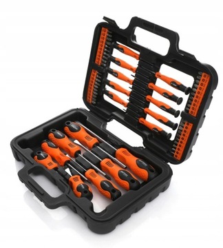 Набор отверток с битами Kraft&Dele, 58 штук.