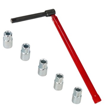 KLUCZ DO MONTAŻU BATERII ARMATURY 6 NASADEK 8-13MM