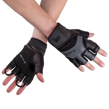 Rękawice do ćwiczeń fitness bez palców inSPORTline StrongWrist Plus M