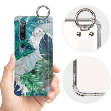 ETUI SHOCK+PASEK do XIAOMI Mi 10 PRO Kwiaty Wzory