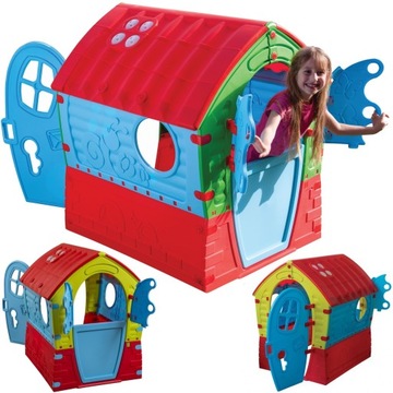 DOMEK OGRODOWY DLA DZIECI Z OKIENNICAMI PalPlay