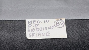 SEDADLO PRAVÝ PŘEDNÍ SEDAČKA HMOTA OTEPLOVACÍ RENAULT MEGANE IV