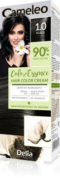 DELIA COSMETICS Cameleo Color Essence Krem koloryzujący nr 1.0 - black