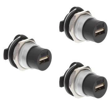 АВТОМОБИЛЬНЫЙ АДАПТЕР USB20 ПЕРЕХОДНЫЙ, 3 ШТ.