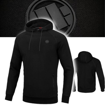 PITBULL WEST COAST BLUZA MĘSKA Z KAPTUREM FALCON SMALL LOGO CZARNA M