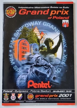 PROGRAM SGP - SPEEDWAY GRAND PRIX BYDGOSZCZ 2001