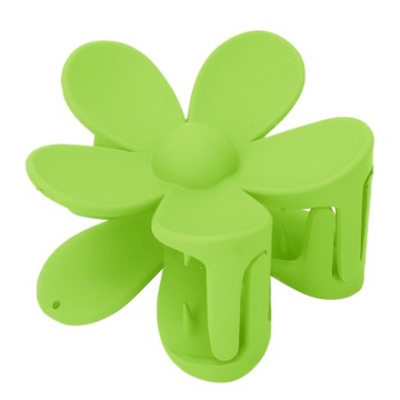 Заколка с цветочным принтом, большая, нескользящая.