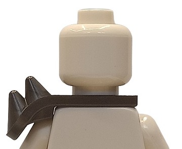 LEGO Zbroja Pancerz Naramiennik Grafitowy 39260