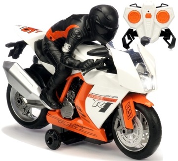 Motocykl z dźwiękiem i światłami, metal, display 7662