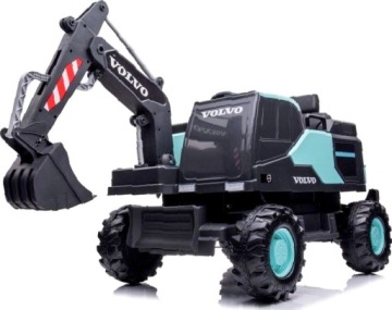 ТРАКТОР НА АККУМУЛЯТОРЕ, ЭКСКАВАТОР VOLVO, УПРАВЛЯЮЩИЕ КОЛЕСА EVA