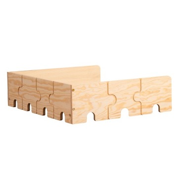 Barierka ochronna do łóżek - PUZZLE 70 - DREWNIANA EKO