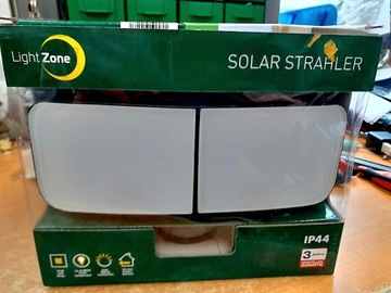 Светодиодный прожектор SOLAR с датчиком движения Light Zone, белый, 500лм