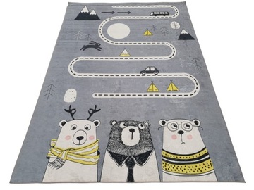 Dywan DIGITAL EMMA drogi ulice miasto auta 160x230