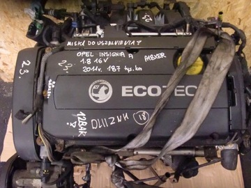 OPEL INSIGNIA A 1.8 16V A18XER SILNIK KOMPLETNY KPL