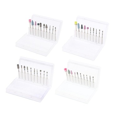 10 вращающихся сверл для очистки кутикулы