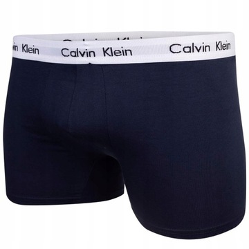 Męskie bokserki bawełniane CALVIN KLEIN 3P czarne, granatowe, szare L