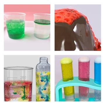 ОБРАЗОВАТЕЛЬНЫЙ НАБОР ИЗ 14 НАУЧНЫХ ЭКСПЕРИМЕНТОВ ВЗРЫВНЫЙ ВУЛКАН МАЛЕНЬКИЙ ХИМИК