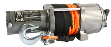 ЛЕБЕДКА ДЛЯ ЧЕТЫРЕХОДНОЙ 12В СИНТЕТИЧЕСКОЙ ВЕРЕВКИ 4000LBS