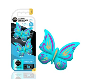 АРОМА АВТОМОБИЛЬНЫЙ АРОМАТ БАБОЧКА СВЕЖЕЕ БЕЛЬЕ