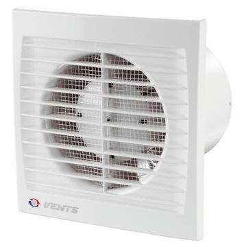 WENTYLATOR ŁAZIENKOWY OSIOWY 150mm 150S12V BIAŁY WYDAJNY 292m3/h VENTS