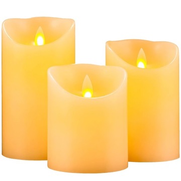 НАБОР ЦВЕТНЫХ ДИСТАНЦИОННЫХ СВЕЧЕЙ RGB LED