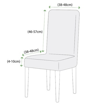 POKROWIEC krzesło GRANAT niebieski GRUBY SUPER
