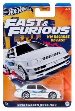 HOT WHEELS Fast & Furious - HW Decades Of Fast - Volkswagen Jetta MK3