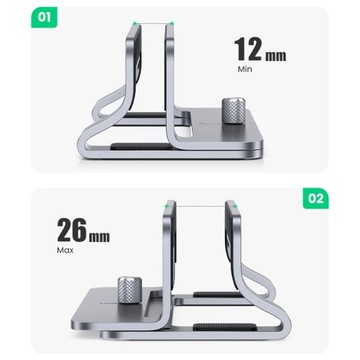 РЕГУЛИРУЕМАЯ ВЕРТИКАЛЬНАЯ ПОДСТАВКА ДЛЯ MACBOOK PRO AIR